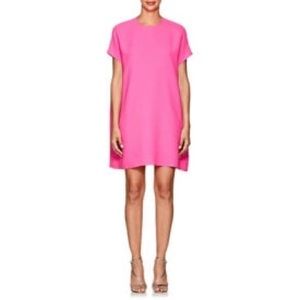 Lisa Perry Silk Neon pink dress